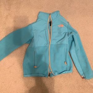 Kids North-face zip up jacket